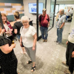 Guests mingled throughout different areas of the Acadia FCU Operations Center at the open house celebration on June 21. (Courtesy of Acadia Federal Credit Union)