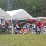 WALLAGRASS, Maine -- July 3, 2021 -- Pondfest 2021 raised money to help support the construction of a local a veteran’s monument. (Jessica Potila | St. John Valley Times)