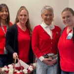 Bargaining team members for the A.R. Gould nurses (from left) Morgan Flewelling, Berta McDonald, Lori McPherson and Nicole Bridges on May 1. The group ratified a new contract on July 6. (File: Paul Bagnall | The Star-Herald)